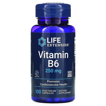 Life Extension Vitamin B6 250 mg (100vcaps)