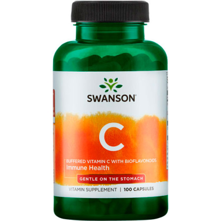 Swanson Vitamin C with Rose Hips 500 mg (100caps)