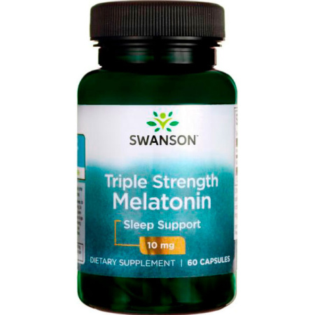 Swanson Triple Strength Melatonin 10mg (60caps)
