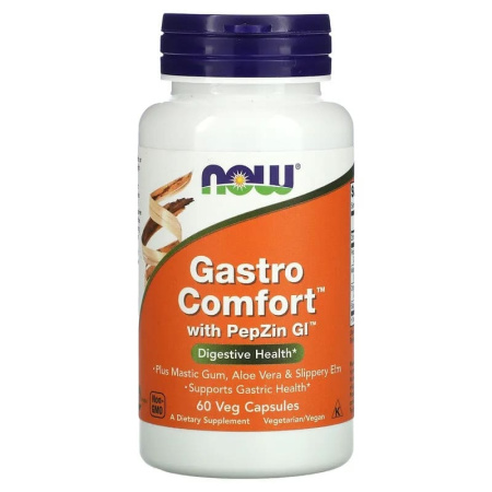 Now Gastro Comfort with PepZin Gl (60vcaps)