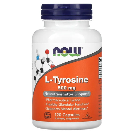 Now L-Tyrosine 500mg (120caps)