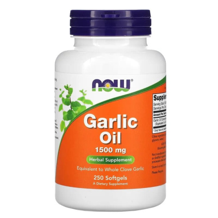 Now Garlic Oil 1500mg (250sgels)