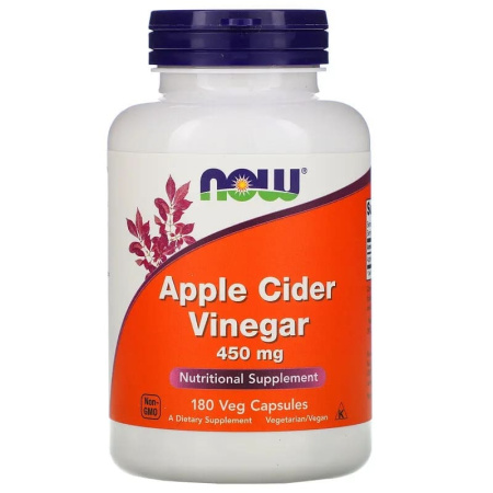 Now Apple Cider Vinegar 450mg (180vcaps)