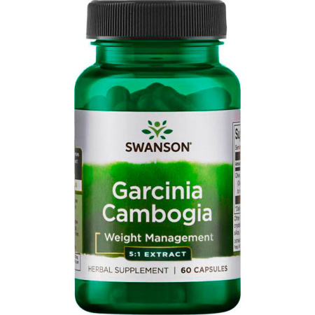 Swanson Garcinia Cambogia 5:1 Extract 80 mg (60caps)