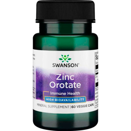Swanson Zinc Orotate 10 mg (60caps)