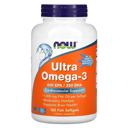 Now Ultra Omega-3 (180 fish sgels)