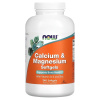 Now Calcium Magnesium with Vitamin D-3 and Zinc (240sgels)