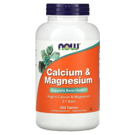 Now Calcium Magnesium (250tabs)