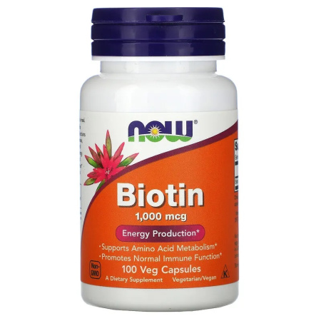 Now Biotin 1000 mcg (100vcaps)