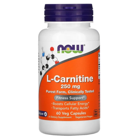 Now L-Carnitine 250mg (60caps)