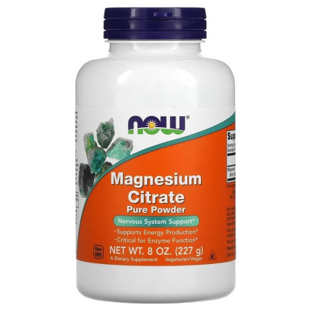 Now Magnesium Citrate Pure Powder (227g)