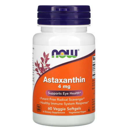 Now Astaxanthin 4mg (60sgels)