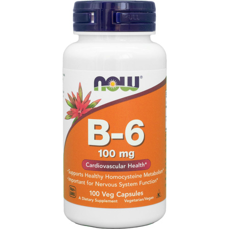 Now B-6 100mg (100vcaps)