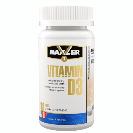 Maxler Vitamin D3 1200IU (180tab)