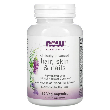 Now Solutions Clinically Advanced Hair Skin Nails (90caps)