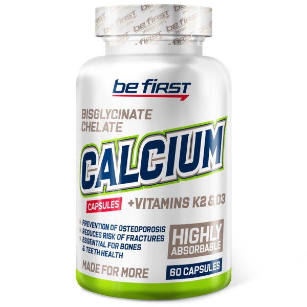 Be First Calcium Vitamins K2 D3 (60caps)