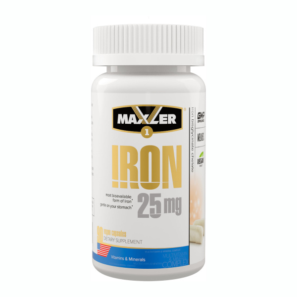 Maxler Iron 25mg (90caps)