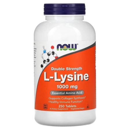 Now L-Lysine 1000mg (250tab)