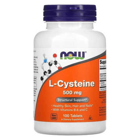 Now L-Cysteine 500mg (100tab)
