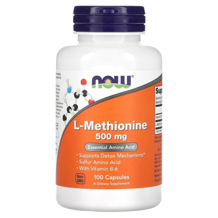 Now L-Methionine 500mg (100caps)