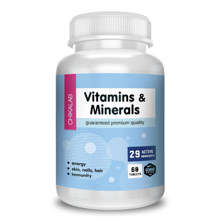 Chikalab Vitamins and Minerals (60tab)
