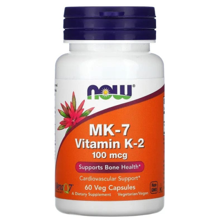 Now MK7 Vitamin K-2 100mcg (60vcaps)