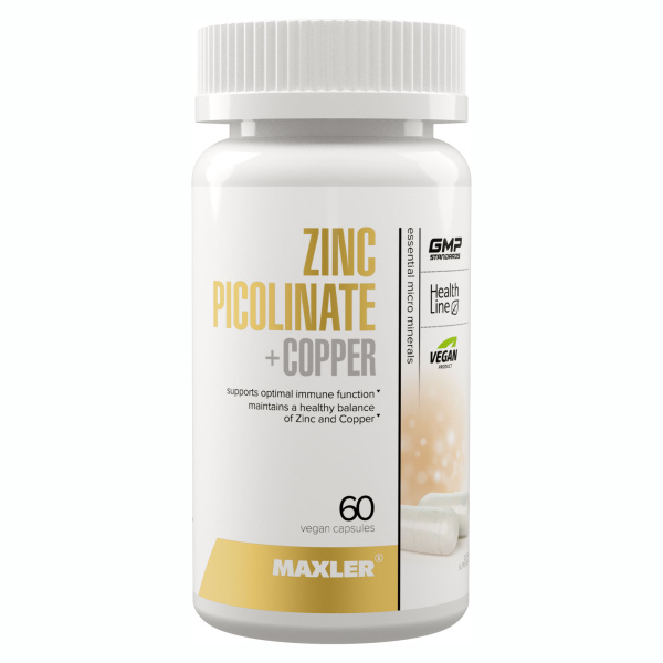 Maxler Zinc Picolinate + Copper (60caps)