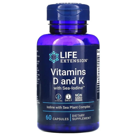 Life Extension Vitamins D and K (60caps)