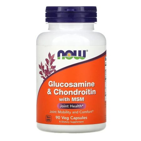 Now Glucosamine Chondroitin with MSM (90caps)