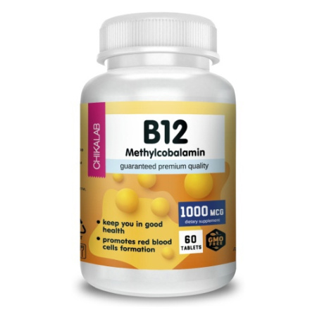 Chikalab B12 Methylcobalamin (60tab)