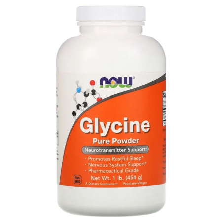 Now Glycine Pure Powder (454g)