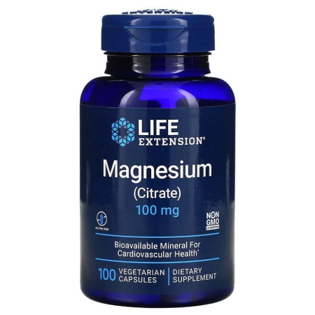 Life Extension Magnesium (Citrate) 100 mg (100vcaps)