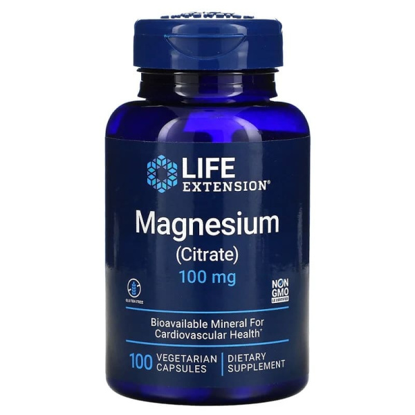 Life Extension Magnesium (Citrate) 100 mg (100vcaps)